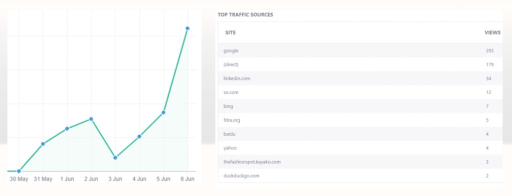 SEO results